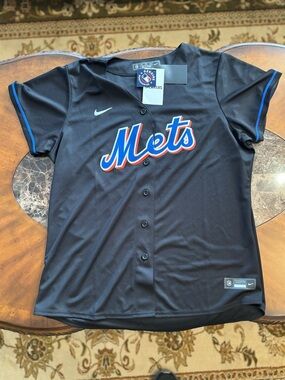 New York Mets Francisco Lindor Black  Alternate Home Women’s Jersey 2XL